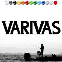 낚시로고스티커 FS010 VARIVAS 바리바스 조구사마크 태클박스 자동차꾸미기, 1개, 파랑S