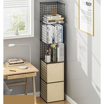 철제 서랍장 수납장 사무실 서랍 철재 책상 미니 슬림 틈새, 2단/62cm/블랙/바구니