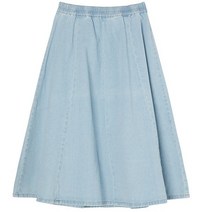 [랩] [made by LAP] 허리밴딩 데님플레어 스커트 AN2DS560