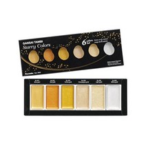 쿠레타케 안채탐미 고체물감 6색/메탈릭 골드