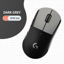 편한 마우스 Logitech G Pro X Superlight GPW 무선 마우스 그립 테이프 스케이트 핸드메이드 스티커 미끄, 09 GPW-2-grey