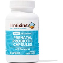 Lil Mixins Early Allergen Prenatal Probiotics Supplement for Women ampamp 베이비 면역 지원 여성 건강 L 람노서스 유산