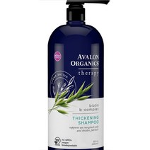 아발론 오가닉스 테라피 비오틴 B-컴플렉스 씨크닝 샴푸 (대용량) 946 ml, 32 Fl Oz(1팩)