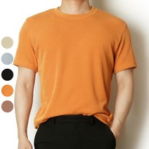 남자 여름 쿨 반팔 니트 남성 니트티 반팔티 라운드티 셔츠