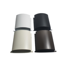 국산 눈물방지 후드캡 사각모형 50 75 100파이, 아이보리