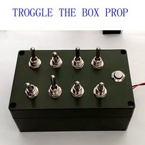 12V 탈출 방 소품 토글 스위치 토글을 올바른 위치로 조정하여 챔버 룸 소품 실생활 방 탈출 게임을 잠금 해제