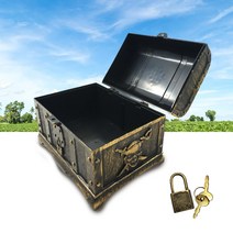 보물상자 금화100개 은화100개 모형 장난감코인, 1개