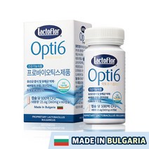 락토플러 옵티6 불가리아 유산균 1박스 2개월분, 없음