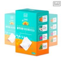 블루캐롯 아이케어 티슈 20매 2박스 총 40개입 닦는 루테인 안구건조증 눈꺼풀세정티슈, 1개