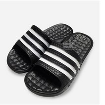 EVA 통삼선 슬리퍼 (검정) 230mm~280mm 실내화 사무용슬리퍼