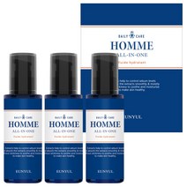 은율 데일리 케어 옴므 올인원, 50ml, 3개