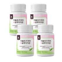 더블 로즈마리 글루타치온 60정 4통 메리골드 효과 효능 18곡효소 저분자어린콜라겐, 4개