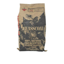 이과스콜 100% NATURAL EUCALYPTUS PREMIUM CHARCOAL 캠핑용 숯, 8kg, 3개