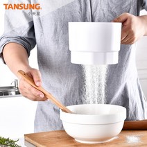 곡물 분쇄기 제분기 잡곡 양념 고추가는기계 전기 휴대용 밀가루 체 플라스틱 베이킹 분말 체 편리하고 빠, 한개옵션0