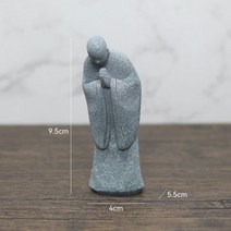불교용품 분재 부처님 수족관 돌 장식 작은 불교 승려 티베트 불교 인형 동상 정원 자동차 장식 홈 장식, 29
