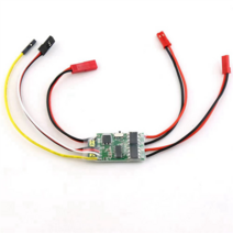 양방향 5A ESC 브러시드 스피드 컨트롤러 듀얼웨이 ESC 2S-3S 리포 RC 모델 카 보트 탱크 예비 부품용, 표시된 대로