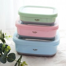 귀여운 디자인 소장욕구 에지리 도시락통블루 직장인도시락통 런치박스 보온도시락통 락앤락도시락 스텐도시락통, 에지리스텐씰(블루 1400ml)