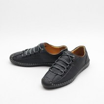 코지 남자 중년남성 데일리 스트링 포인트 캐주얼 가죽 단화