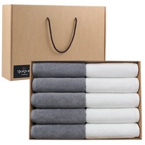 어메니티타올 라이트 30수 130g 10장 호텔수건 선물세트, 1세트, 색상 골고루_랜덤