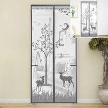 문모기장 90x210cm 그레이 슬라이드방충망 미니모기장 미닫이방충망 특대형모기장 침대용모기장 베란다모기장 창