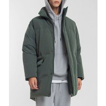 플랙 남성 솔리드 롱 다운 점퍼 카키 PWTZ4DJR04MOKH