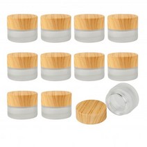 10Pcs 10g 20g 미니 유리 빈 항아리 화장품 내부 뚜껑 얼굴 크림 립 밤 컨테이너 메이크업에 대 한 휴대용 리필 되나요 병
