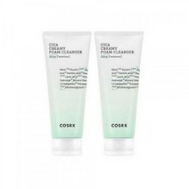 코스알엑스 퓨어핏 시카 크리미 폼 클렌저 150m 2개입