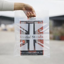 황제포장산업 비닐쇼핑백, 100매입, 국기(대)