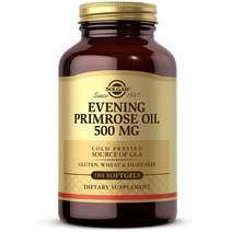 솔가 이브닝 프림로즈 오일 500mg 180소프트젤, 180 카운트(1팩), 표준 포장