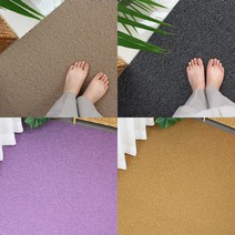 무지 패턴 코일 현관매트 베란다 현관용 매트 바닥 롤 DIY 매트 폭60cm x 1cm, 옵션13. 소프트퍼플, 1개