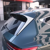 포원 제네시스 GV80 알루미늄 루프 스포일러 몰딩 사이드 가니쉬 튜닝 용품, 제네시스G80 알루미늄 리어 루프 사이드 몰딩