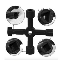 다기능렌치 삼각 사각 원 렌치 휴대용 볼트 키링, 렌치CM003464, 1개