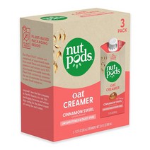 Nutpods 너트팟 Oat Cinnamon 오트 시나몬 스월 커피 크리머 11.2Floz 3팩