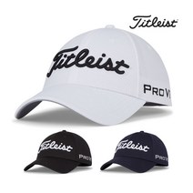 타이틀리스트 2023 투어 엘리트 골프모자 TH23FTELA, 화이트블랙(M/L)