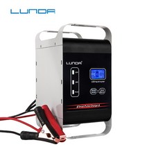 캠핑용 인산철 파워 뱅크 대용량 배터리 lunda 600w 12v 24v 강력한 자동차 충전기 납산 리튬 6a-100a 200a 400ah 보트 자동 지게차 스토리지 셀 고속, 유럽 ​​연합