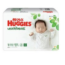 2021 신형 하기스 네이처메이드 밴드형 기저귀 신생아용 1단계(3~4.5kg), 177매