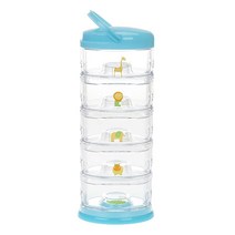 블루베리 소르베트 BPA 무료 포뮬러 베이비 스낵 및 5개 이상의 스택 컵을 위한 이노베이 패킨 스마트 스택 및 휴대용 저장 시스템, 상세페이지 참조