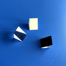 과학 촬영 프리즘 촬영소품 광학 레이저 반사경 5x5x5mm 프리즘 처리 작은 직각 다이아몬드 거울 삼각, 한개옵션0
