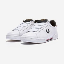 프레드페리 B722 레더 B1252 White/Navy(100)
