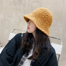 추동 여사 벙거지 소프트 캐시미어 나들이 모자