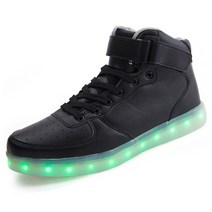led 운동화 남성 유행 usb 충전 빛나는 남여 7 다채로운 플래시 셔플 댄스 플랫