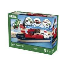 BRIO (브리오) WORLD 카고 하버 세트 [목제 레일 장난감] 33061