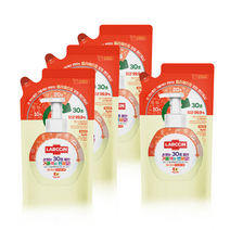 랩신 핸드워시 손세정제 450ml 리필 4개, 센서티브 핸드워시 450ml 리필 4