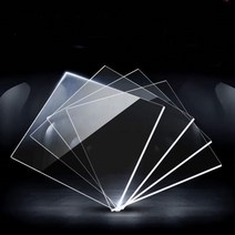 200x200mm 플렉시 유리 투명 아크릴 보드 유기 플라스틱 시트 1mm 3mm 및 8mm 메타 크릴 레이트, 10mm
