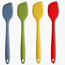 비비샵 베이킹 주걱 실리콘 요리 스파츌라 이유식 죽 미니 3WACCA89, 블루, 블루, 1개