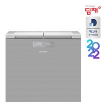 [딤채] [공식인증점]22년형 위니아 뚜껑형 메탈 김치냉장고 221L EDL22GFWNSS