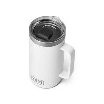 YETI Rambler 710ml(24온스) 머그 진공 단열 매그슬라이더 뚜껑이 있는 스테인리스 스틸 샤르트뢰즈, White