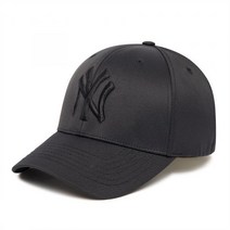 [국내매장판] 엠엘비 MLB [커브] 쉐도우 커브야구모자 선캡 NY (Black)