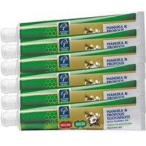 뉴질랜드 마누카헬스 마누카오일 프로폴리스 치약 100g 6팩