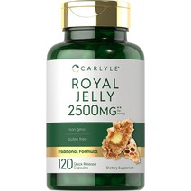 Carlyle 칼라일 로얄젤리 캡슐 2500mg 120 개, 기본
